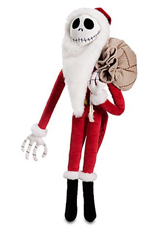 Disney Nightmare Before Christmas Exclusive 22 Inch Deluxe Plush Figure Santa Jack Skellington