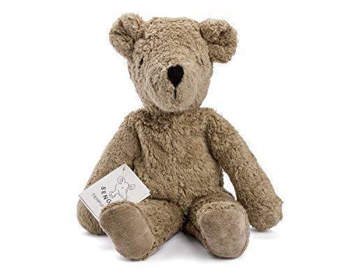 Senger Stuffed Animals - Teddy Bear - Handmade 100% Organic Toy (Beige - 12 Inches Tall)