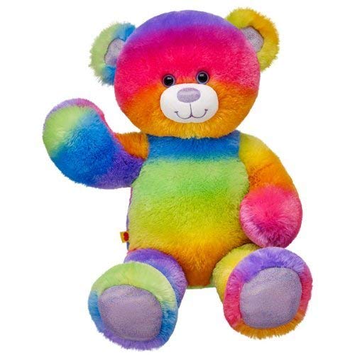 Build a Bear Workshop Rainbow Glitter Teddy Bear, 17 in.