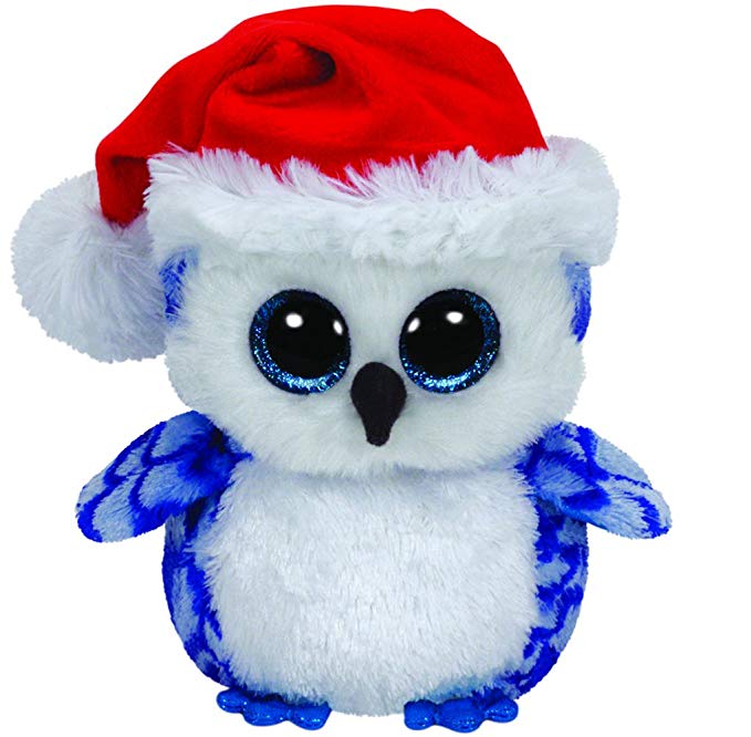 Ty Beanie Boos Icicles the Blue Owl Medium Plush