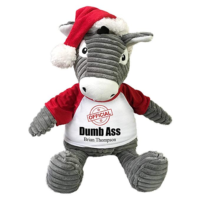 Personalized Christmas Dumb Ass Donkey Humorous I'm Sorry Gift