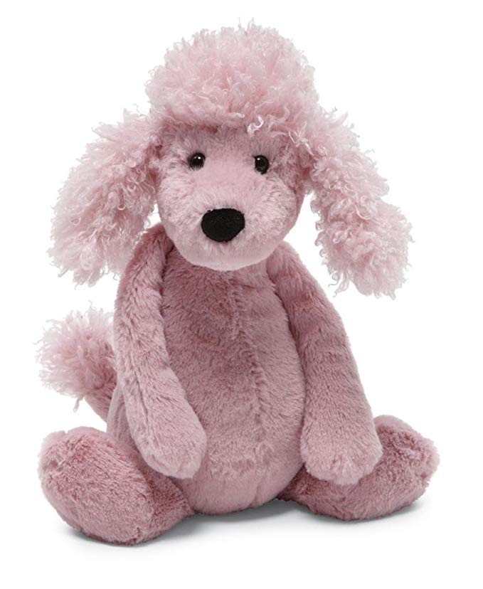 Jellycat Bashful Poodle, Medium, 12 inches