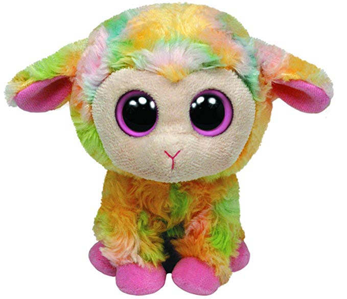 Ty Beanie Boos Blossom Multi Colored Lamb 13