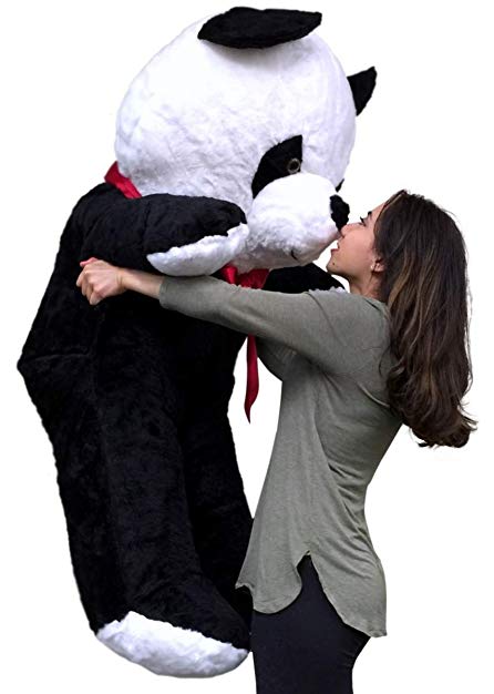 Big Plush American Made Giant Stuffed Panda 54 Inch Soft Bear Made in USA, Weighs 17 Pounds