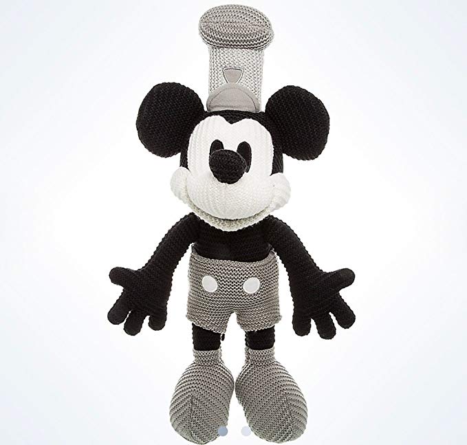 Disney Parks Steamboat Willie Crochet Knit Mickey Mouse 16