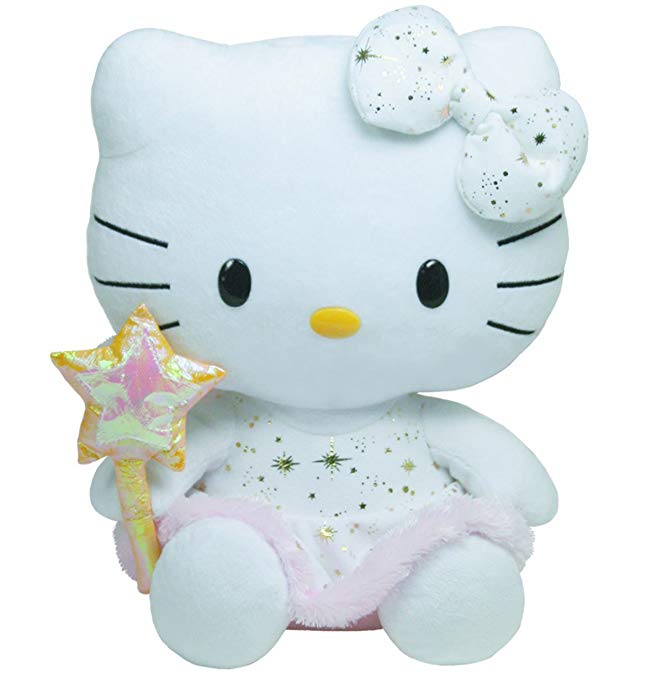 Ty Beanie Buddy Hello Kitty Plush - Angel Buddy