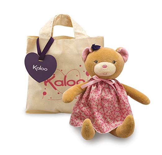 Kaloo Petite Rose Bear Doll with Tote