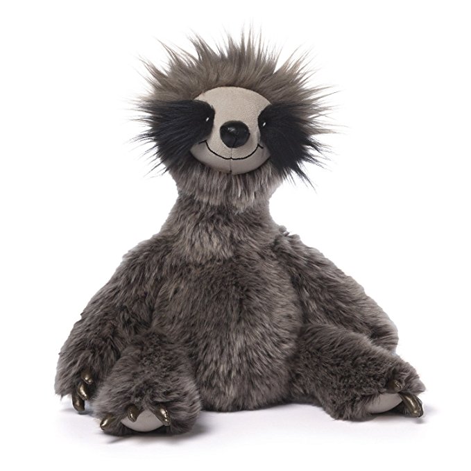 GUND Roswel Sloth Stuffed Animal Plush Dark Gray, 15