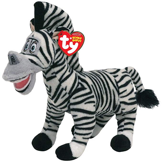 TY Beanie Baby Madagascar - Marty-Zebra