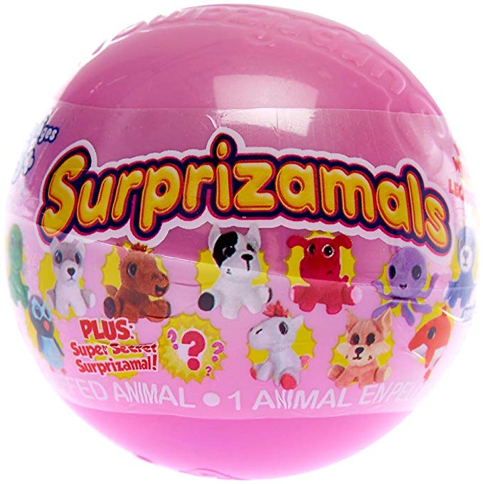 Surprizamals Series - 4 Pack Mystery Balls wth Collectible Plush Toy- Series 3