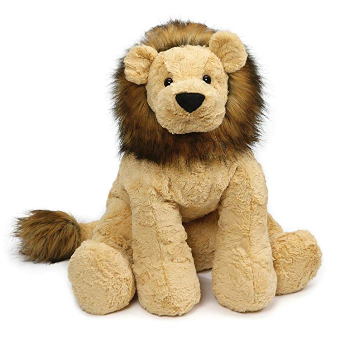 GUND Cozys Collection Lion Jumbo Stuffed Animal Plush, Tan, 20