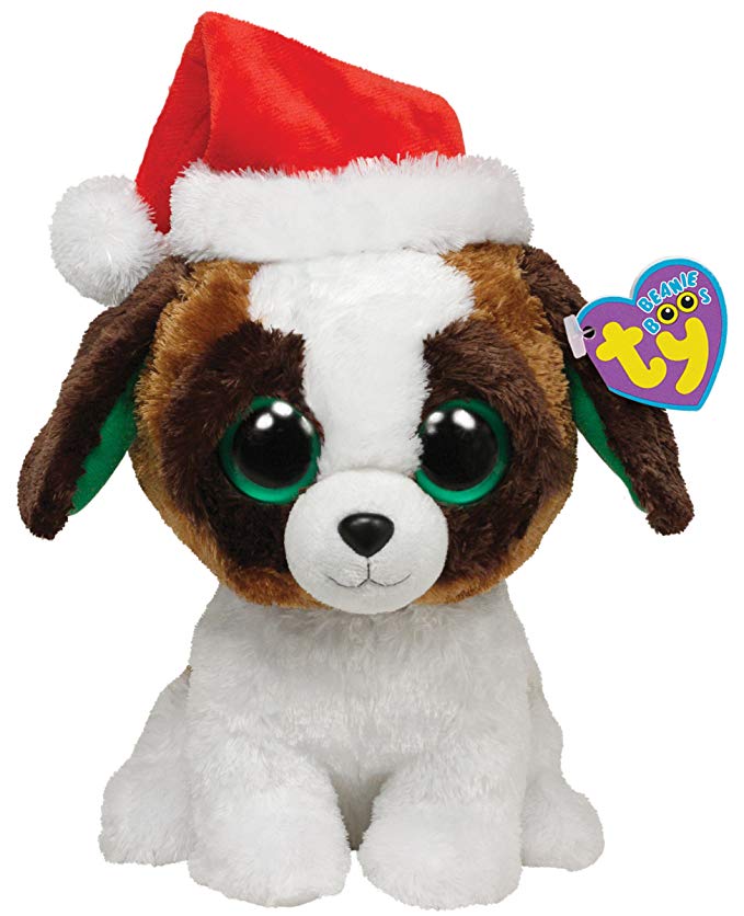 Ty Beanie Boos Presents - Dog with Hat Medium