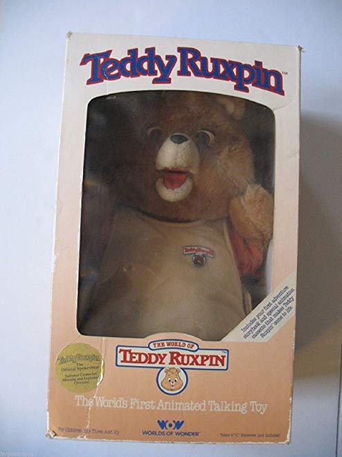 Teddy Ruxpin Worlds Of Wonder Talking Story Bear