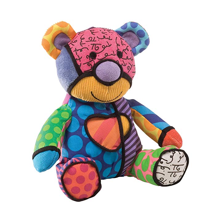 GUND Britto by Internationally Acclaimed Artist Romero Britto for Enesco Mini Bear Stuffed Animal Plush