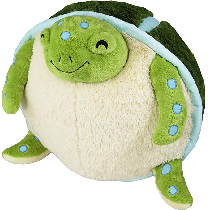 Squishable Sea Turtle Plush, Green, 15 inches