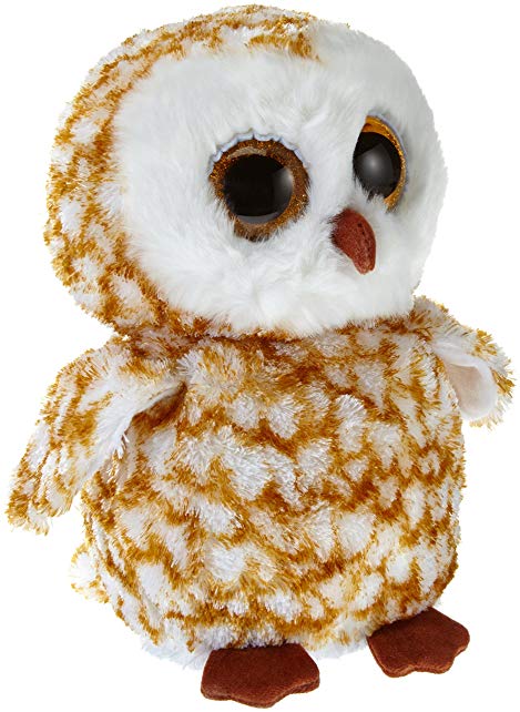 Ty Beanie Boos Buddies Swoops Brown Barn Owl Medium Plush