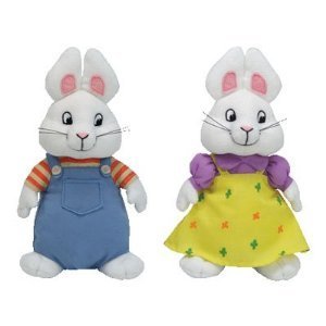 Ty Beanie Baby Max & Ruby Set