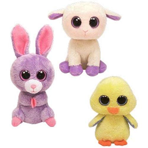 Ty Basket Beanie Babies - Easter 2012 Complete Set of 3