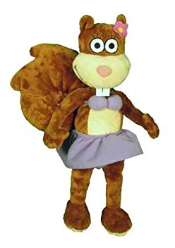 Spongebob Squarepants Perky Sandy Cheeks Plush 12