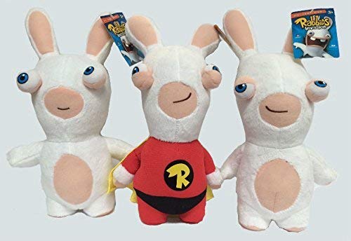 McFarlane Rabbids Series 2 White Rabbid Plush Set of 3 11 Inch