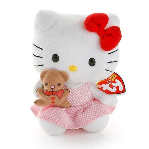 Ty Beanie Baby Hello KitTy with Bear