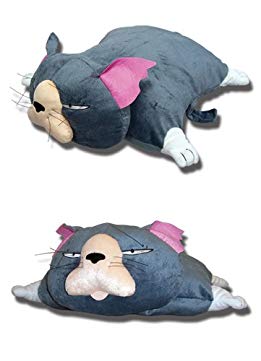 FLCL Fat Cat Pillow Cushion Gray GE2918