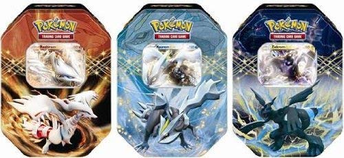 Pokemon EX Spring 2012 Collectors Tin Set Kyurem Reshiram Zekrom