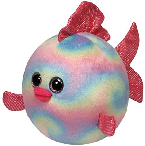 Ty Beanie Ballz Rainbow Fish Large Plush