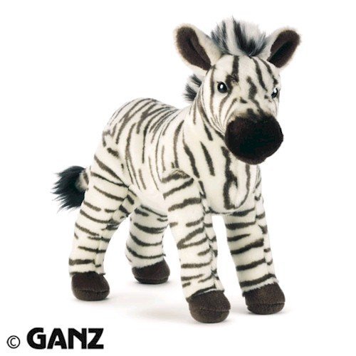 Webkinz Endangered Signature Cape Mountain Zebra with Trading Cards