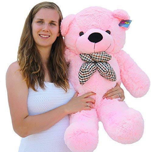 Joyfay 39” 100cm Pink Giant Teddy Bear Stuffed Toy