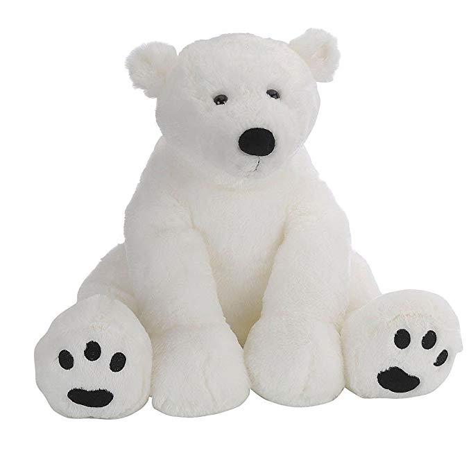 Animal Alley 15.5 inch Polar Bear - White by Unknown