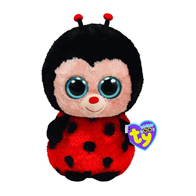 Ty Beanie Boos Bugsy - Ladybug (Solid Eye Color) 6 inch