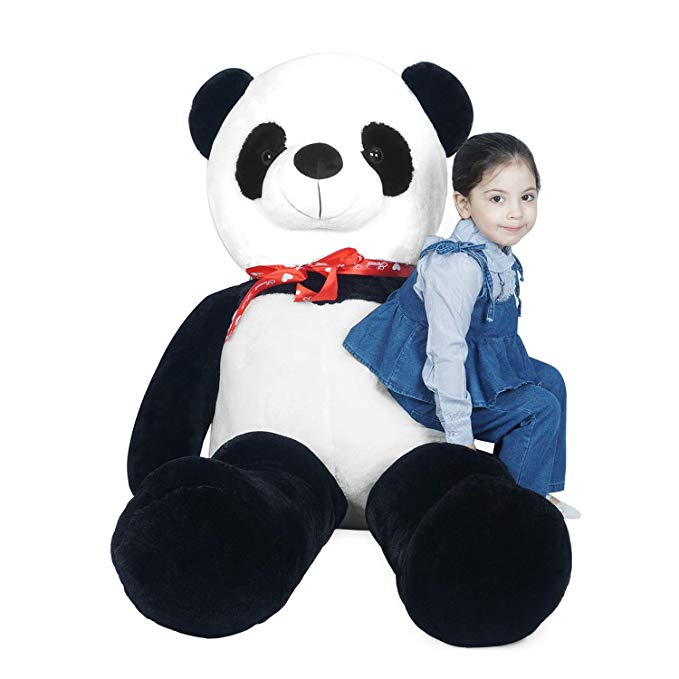 LOVOUS Super Soft Giant Stuffed Animal Panda Bear Plush Toy Gifts Kids, 5.2ft(62