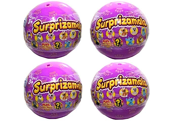 Surprizamals Cuties Series 1 Mystery Mini Plush set of 4 Capsules