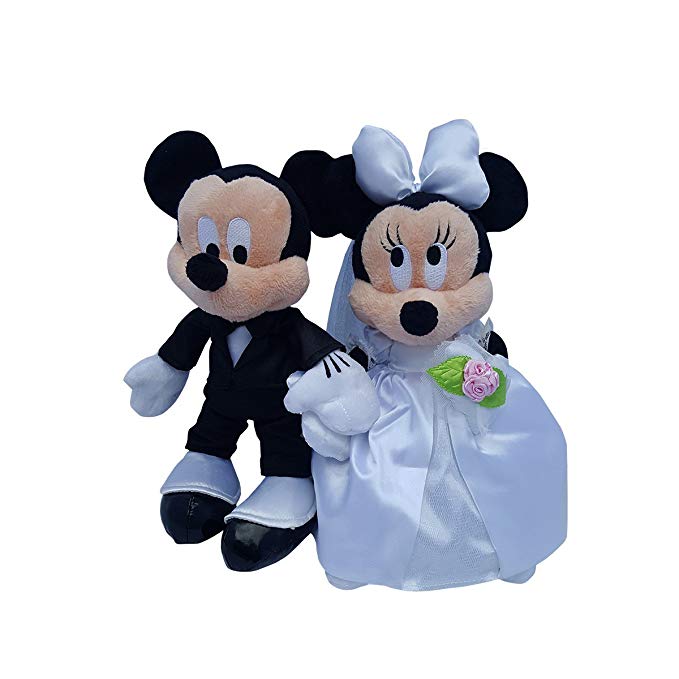 Disney Mickey & Minnie Mouse Plush Wedding Set 9