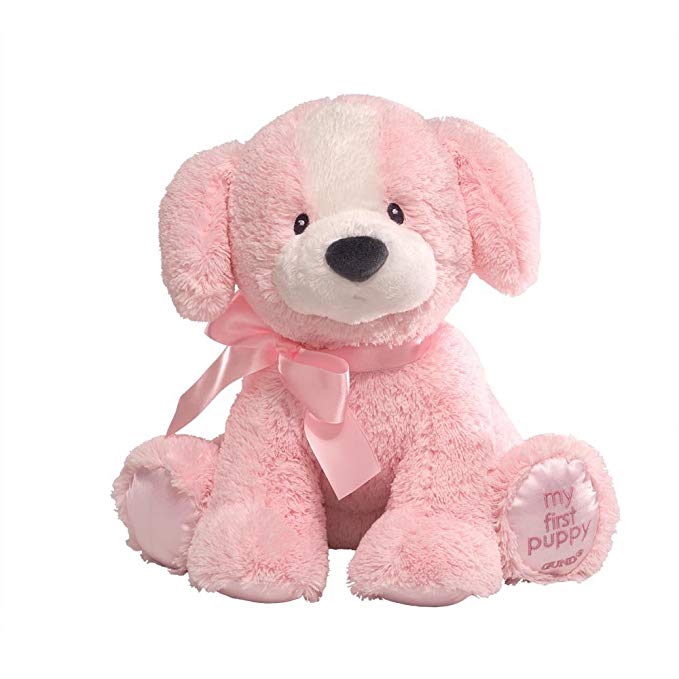 Gund My First Puppy-Medium-Pink