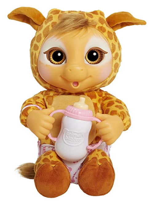 Animal Babies Deluxe Giraffe Plush