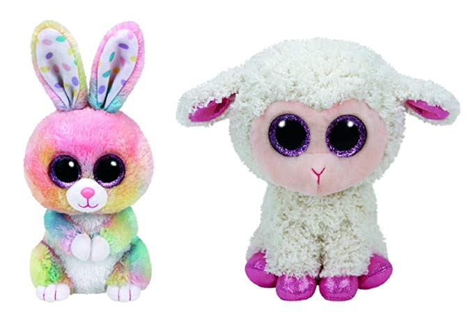 2017 Set Of 2 EASTER Twinkle Lamb and Bubby Bunny 6