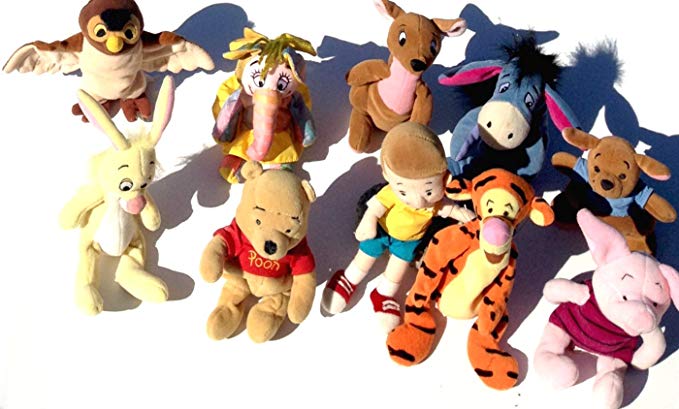 Winnie the Pooh 10 Piece Bean Bag Set