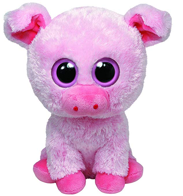 Ty Beanie Boos Buddies Corky The Pig