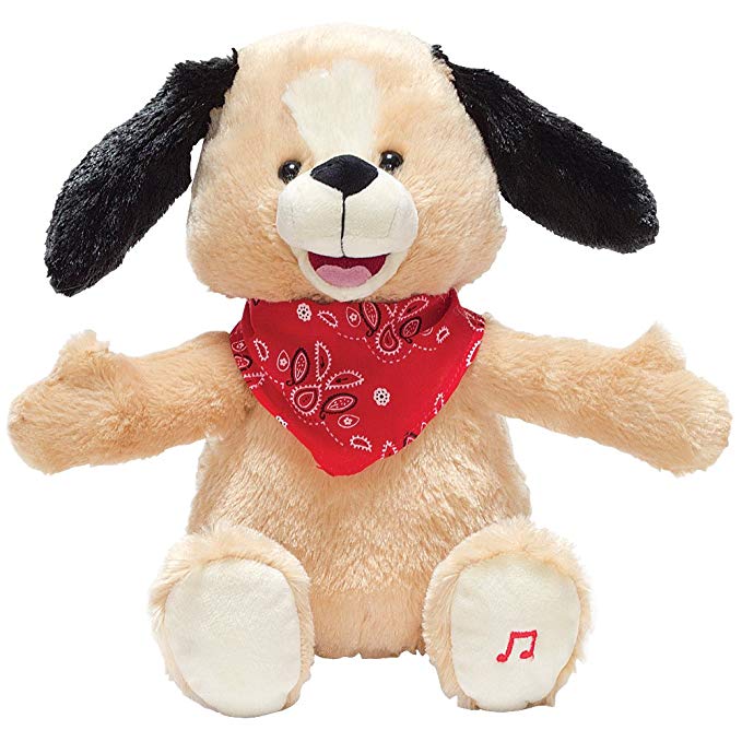 Singing Clapping Flapping Bingo Is My Name-O Animated Dog Plush w/ Bandana