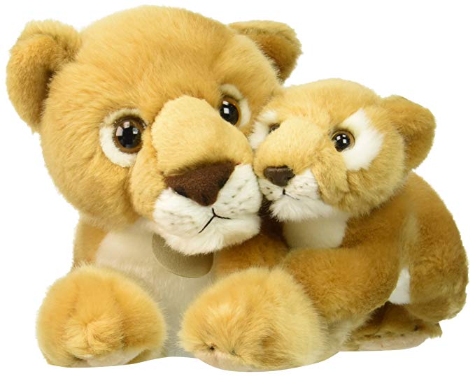 Aurora World Miyoni Lioness with Cub Plush, 14