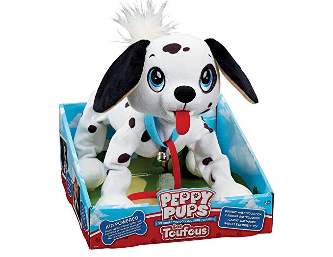 Peppy Pets Bouncy Walking Action Stuffed Puppy - Dalmatian