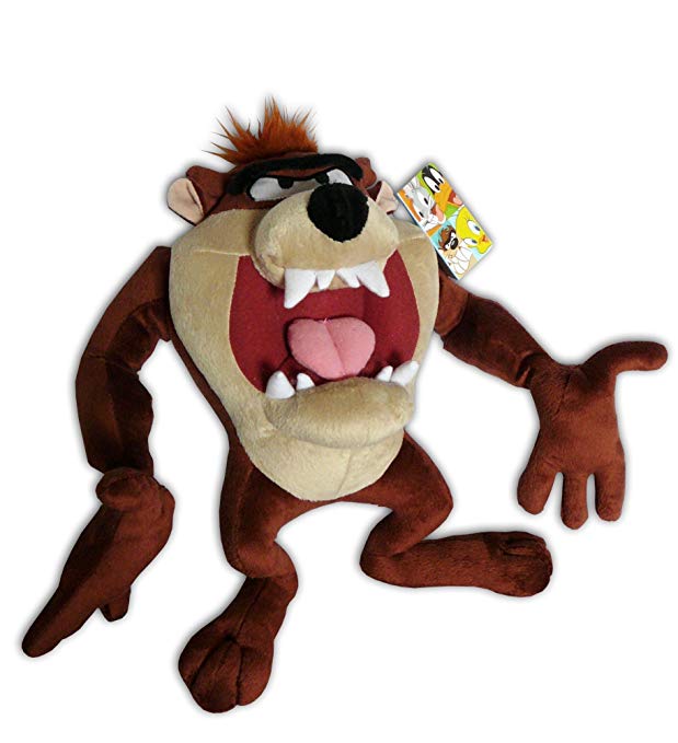 Taz 8'' Plush Soft Toy Doll Tasmanian Devil Looney Tunes Warner Taz-Mania Cartoon