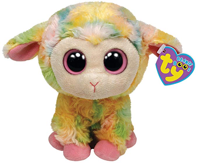 Ty Beanie Boos Blossom Multi Colored Lamb 6