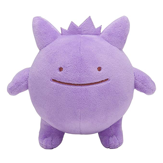 Pokemon Center Original stuffed Transform ! Metamon Gengar