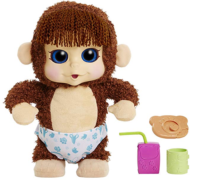 Animal Babies Feature Jumping Lil Monkeys Boy Plush