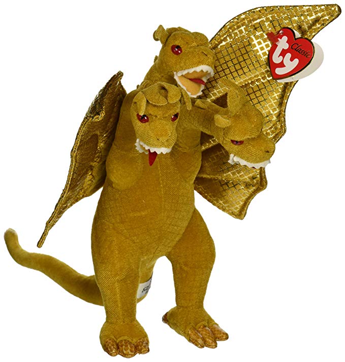 Godzilla King Ghidorah Beanie Babies ~9