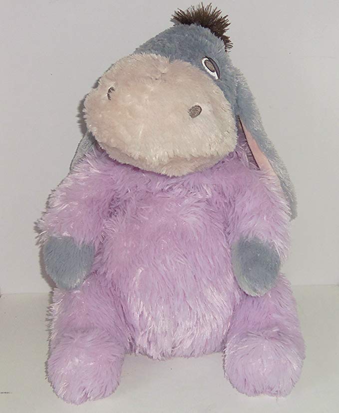 Disney Winnie the Pooh, Baby Eeyore, 9 Long Pile Plush, Rattle Inside, Doll Toy by Disney Parks