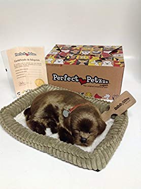 Perfect Petzzz Huggable Breathing Puppy Dog Pet Bed Chocolate Lab by Perfect Petzzz